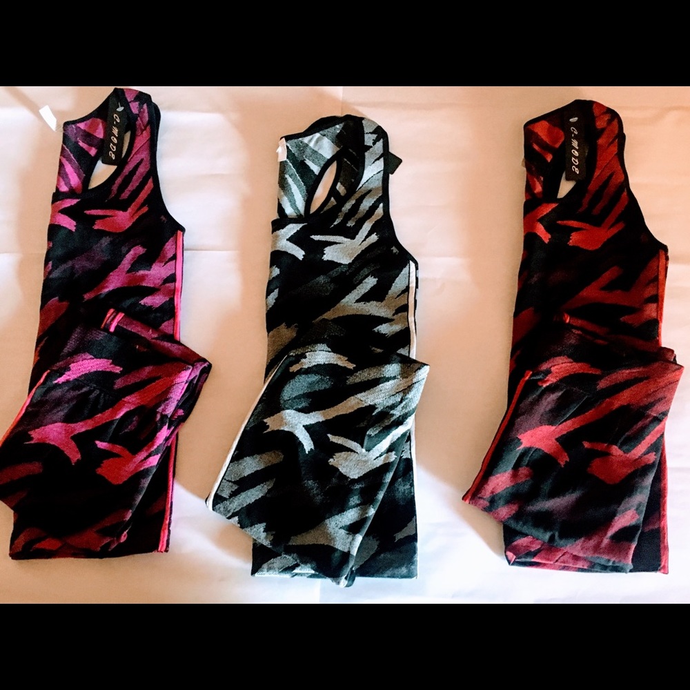 🔥Red/black workout loungewear set